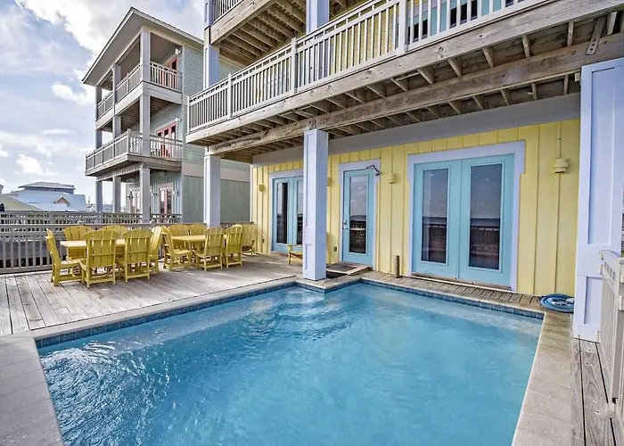 Beachfront 8bedrooms Lemonshello Gulf Shores